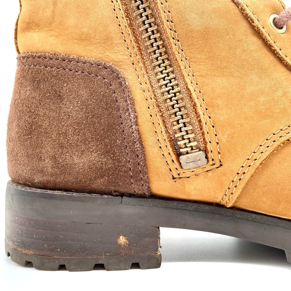 UGG Women’s Kilmer Chestnut Leather-Suede Lace Up Boots 7 - Picture 6 of 8
